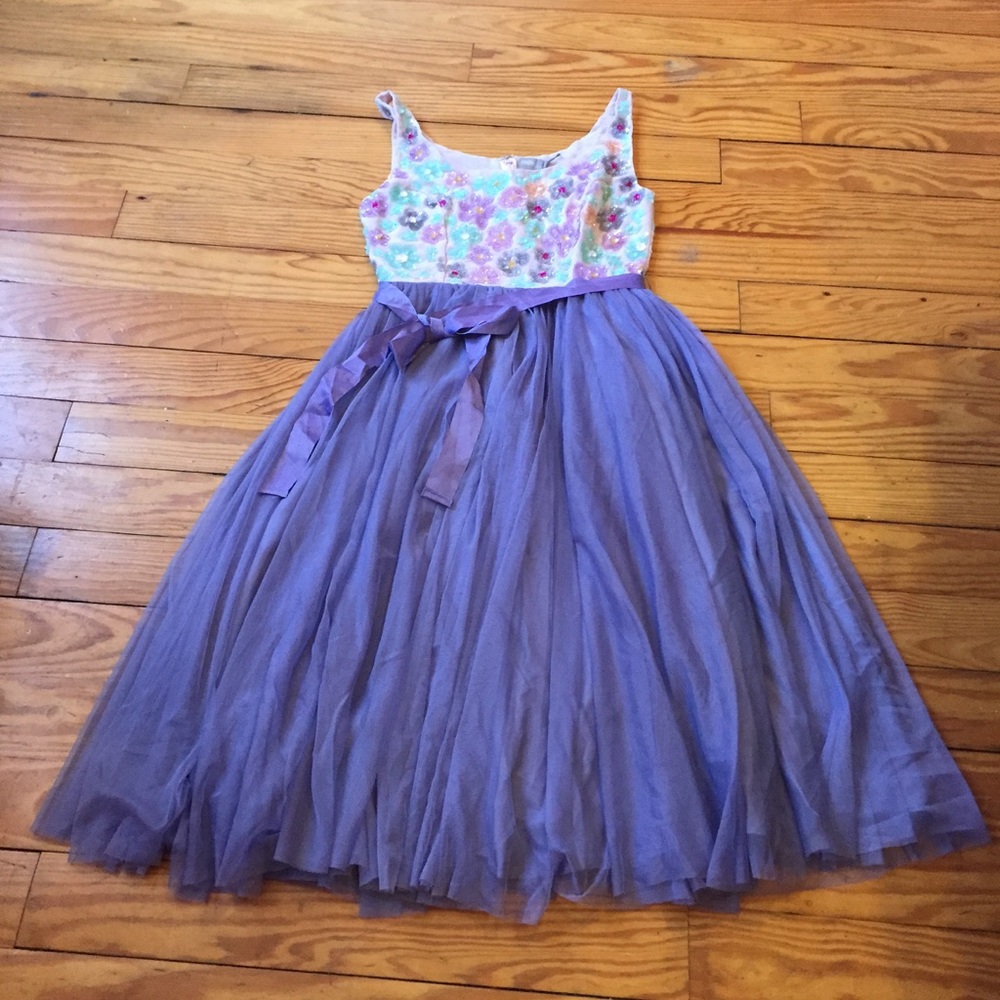 Tulle and sequin formal dress